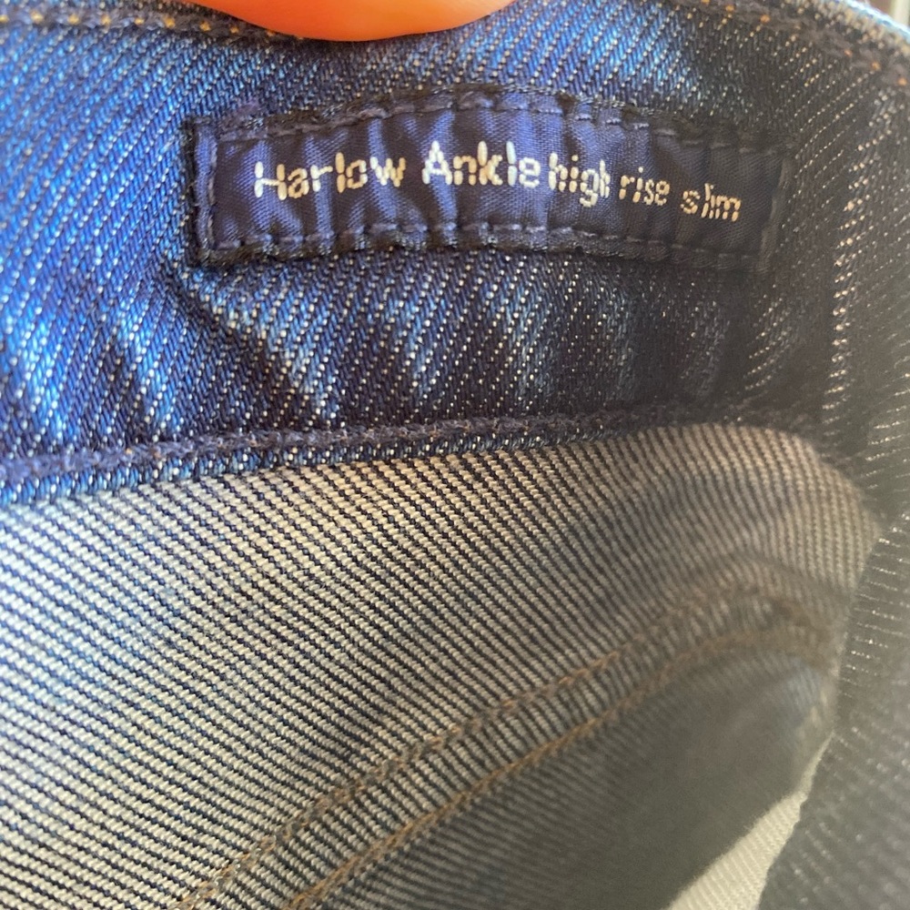 Citizens of Humanity Harlow Ankle High Rise Slim Jeans Blue Size 27 - Picture 11 of 16